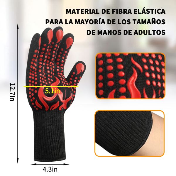 Guantes para horno - cinco dedos