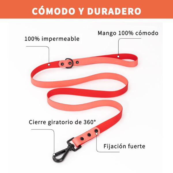 Correa para perros de PVC